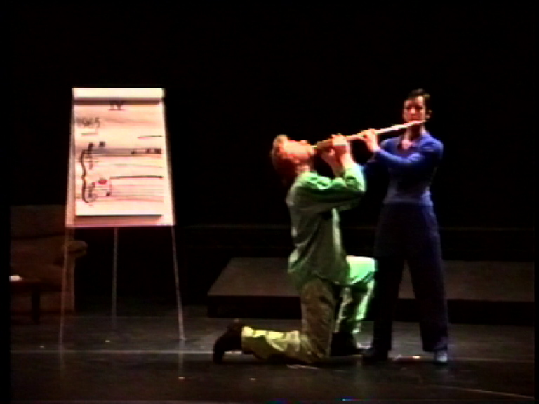 Fred Jamieson and Jos Zwaanenburg in The Music Room during a performance of (Y)our House